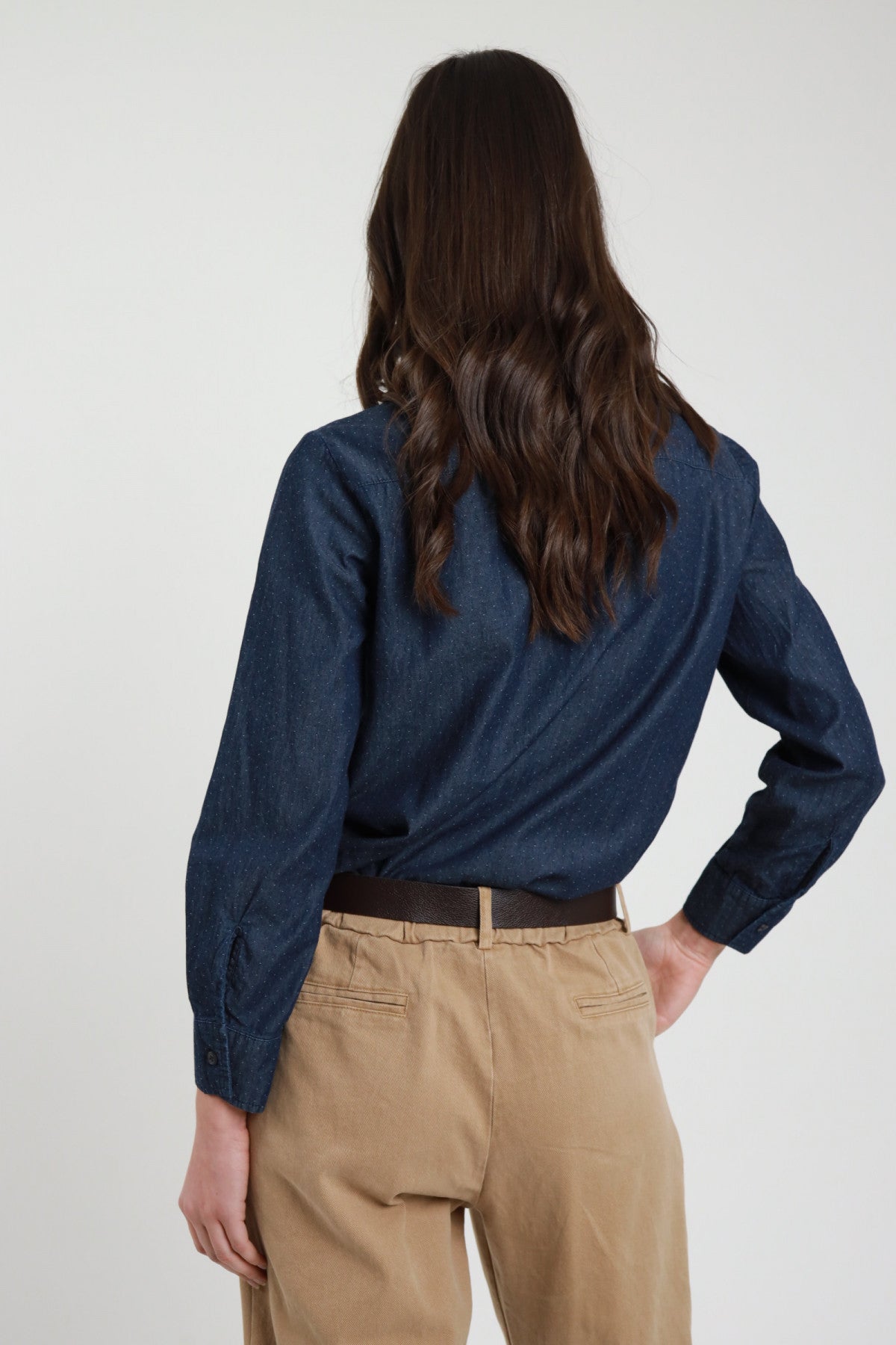 CAMICIA CHAMBRAY FIOCCO