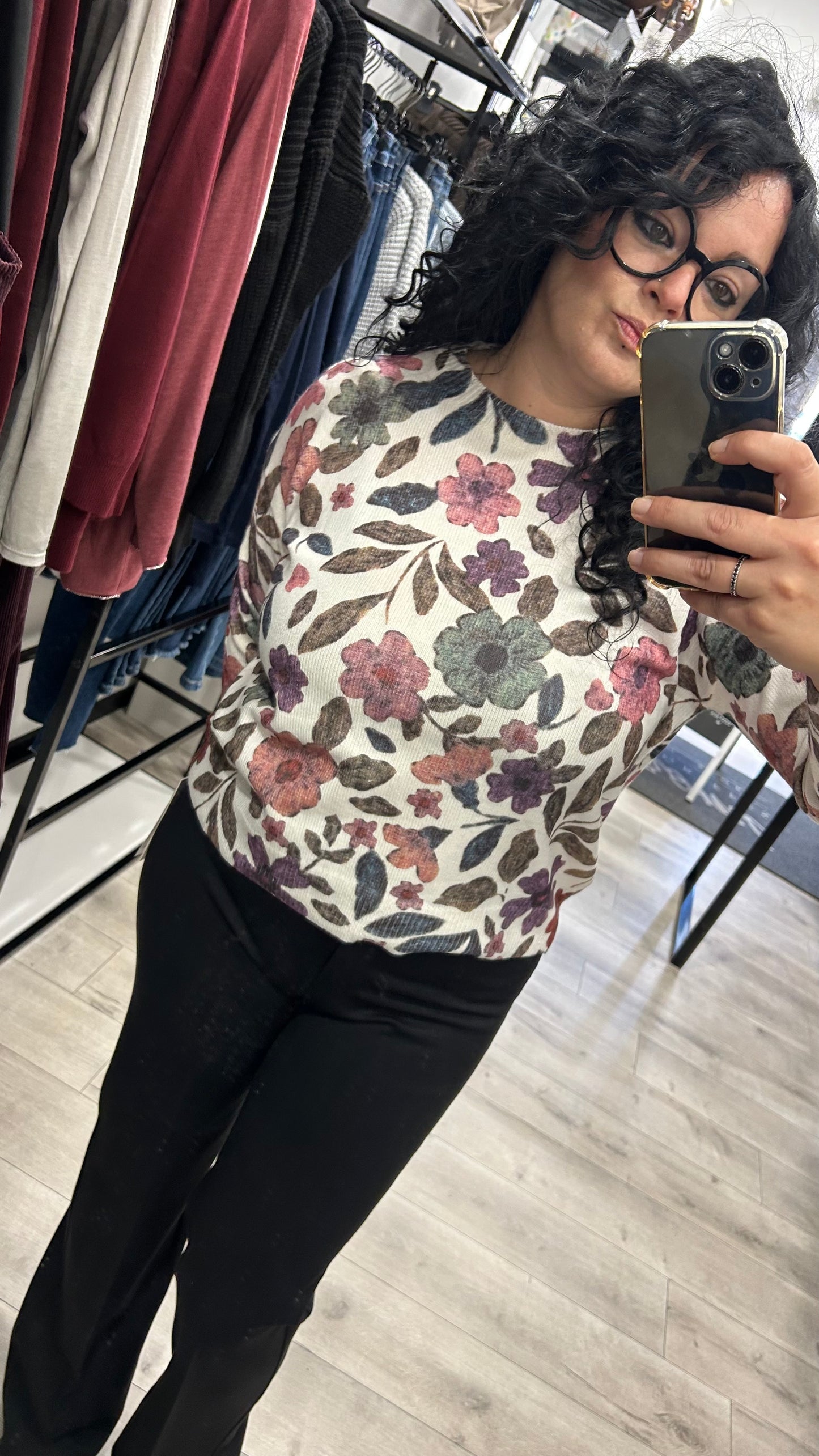 FELPA FANTASIA FIORI