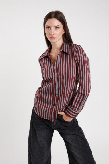 CAMICIA SLIM RIGHE