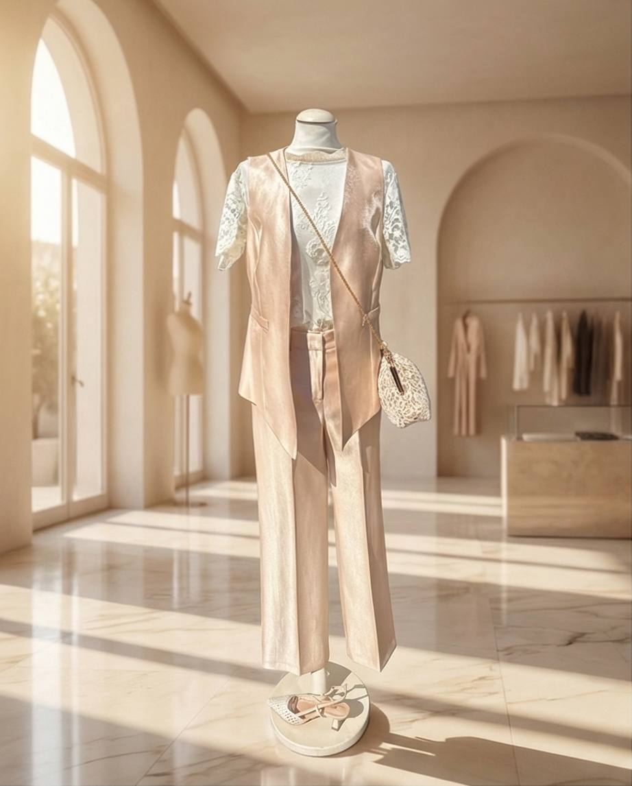 COMPLETO GILET E PANTALONE