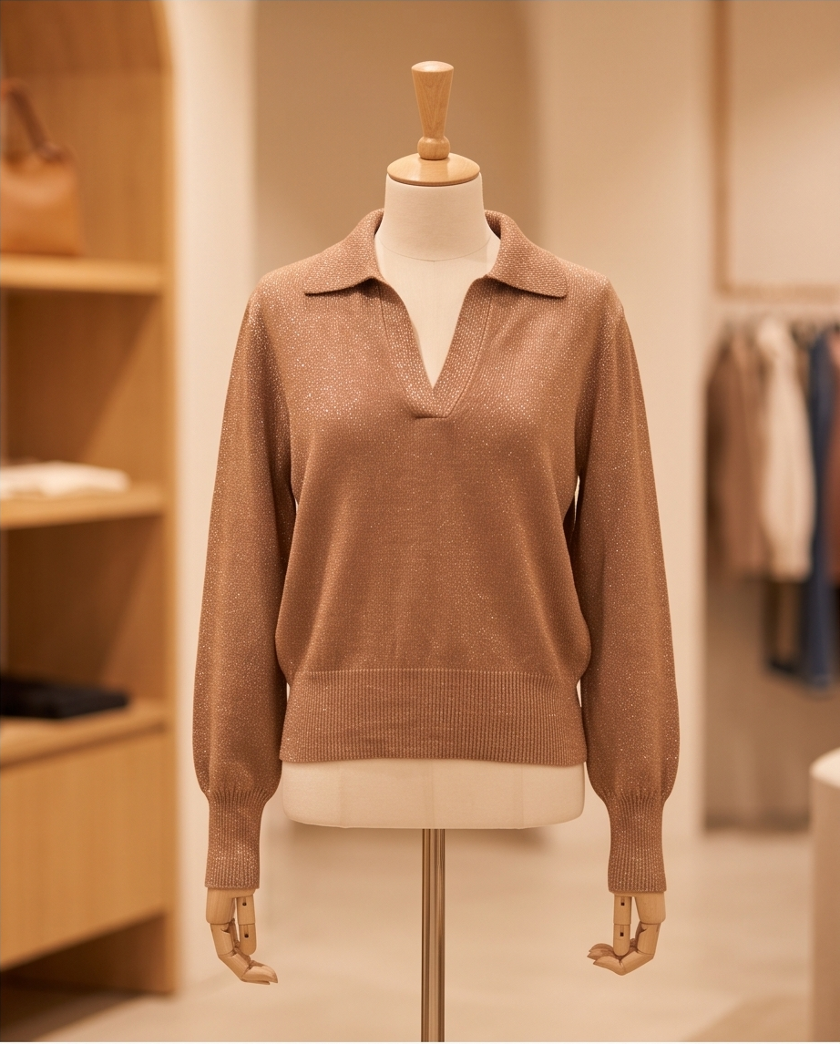 MAGLIA LUREX POLO