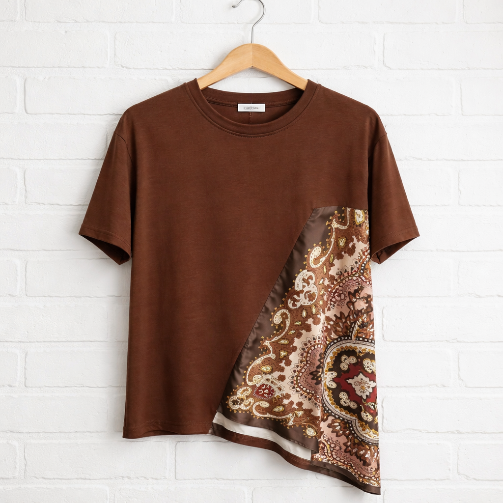 T-SHIRT FOULARD