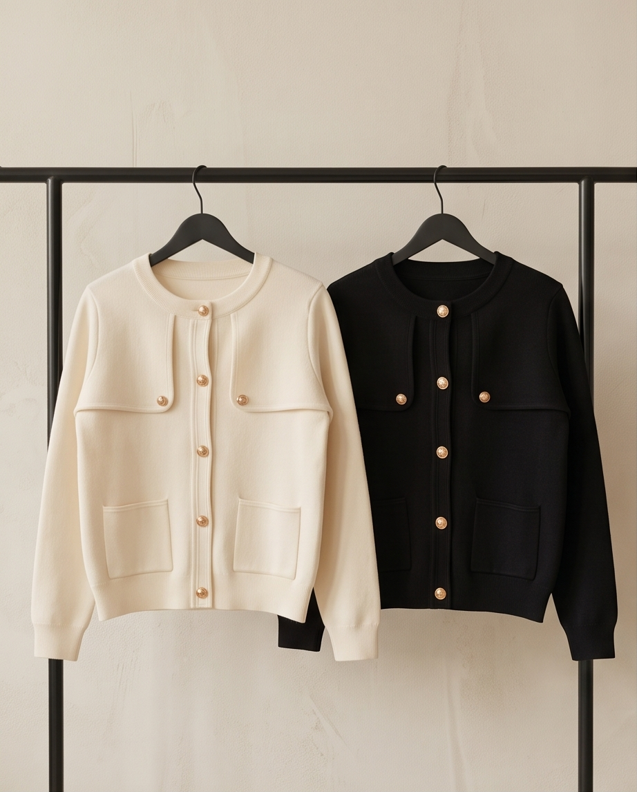 Bolerino Donna in Maglia Girocollo