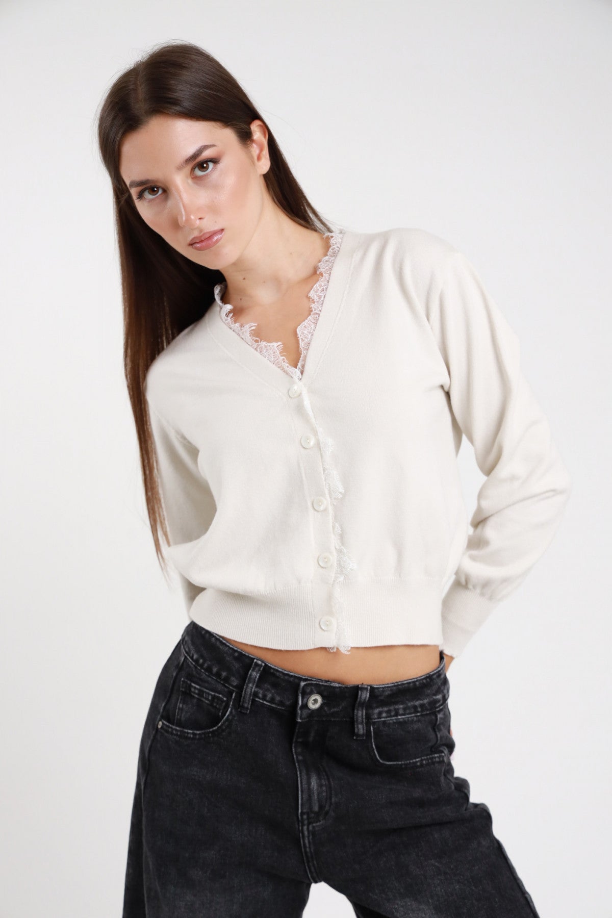 CARDIGAN IN PIZZO