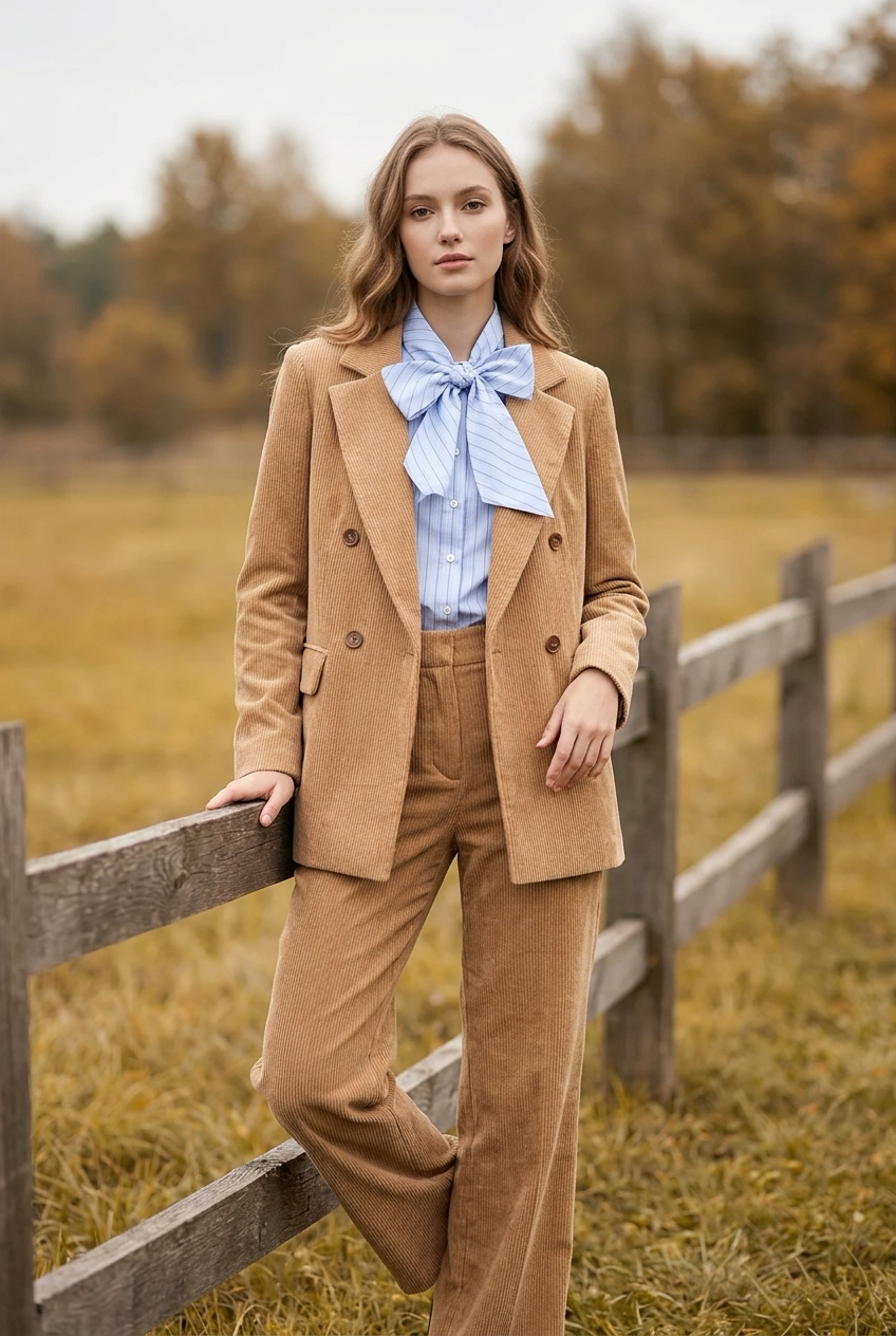 CAMICIA RIGHE FIOCCO