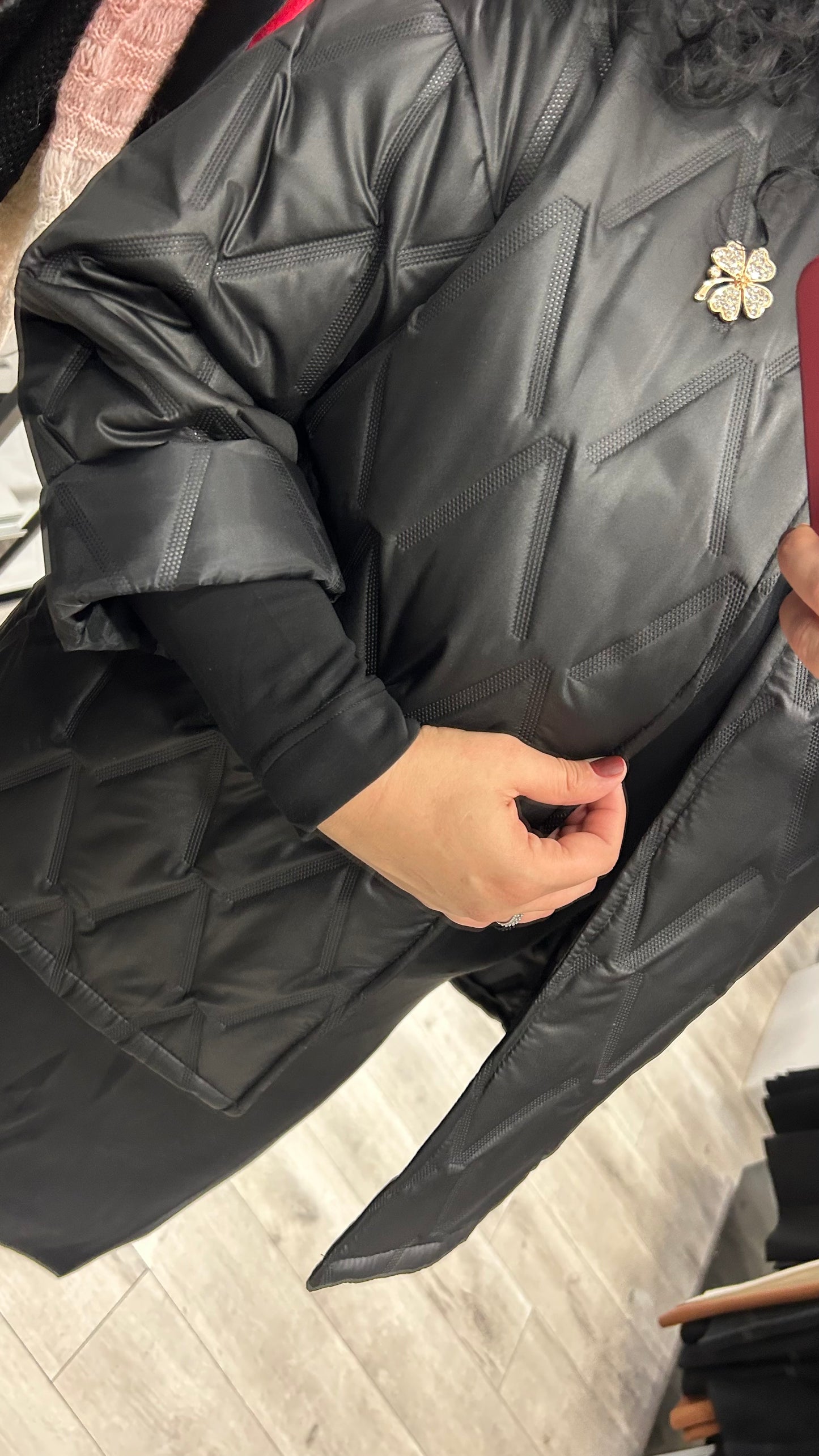 GIACCA TRAPUNTATA SPILLA