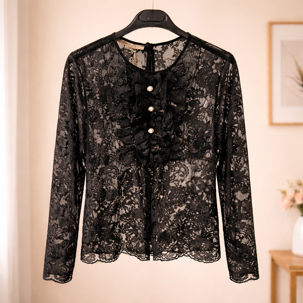 CAMICIA IN PIZZO