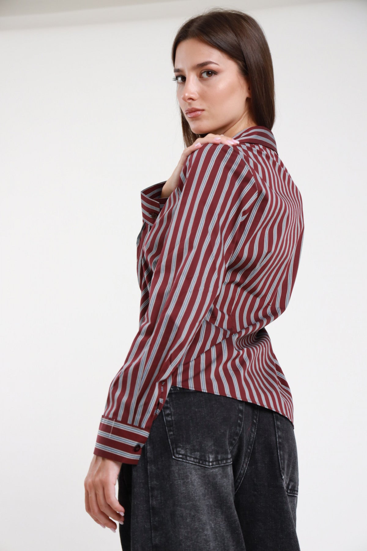 CAMICIA SLIM RIGHE