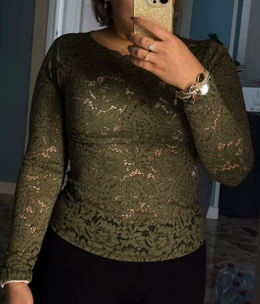 MAGLIA IN PIZZO
