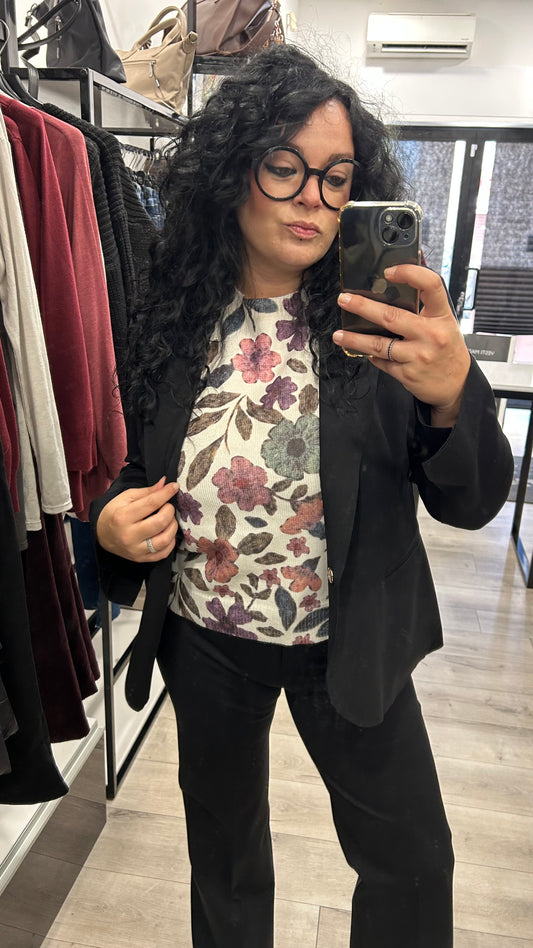 GIACCA TESSUTO PUNTO MILANO COLORE NERO