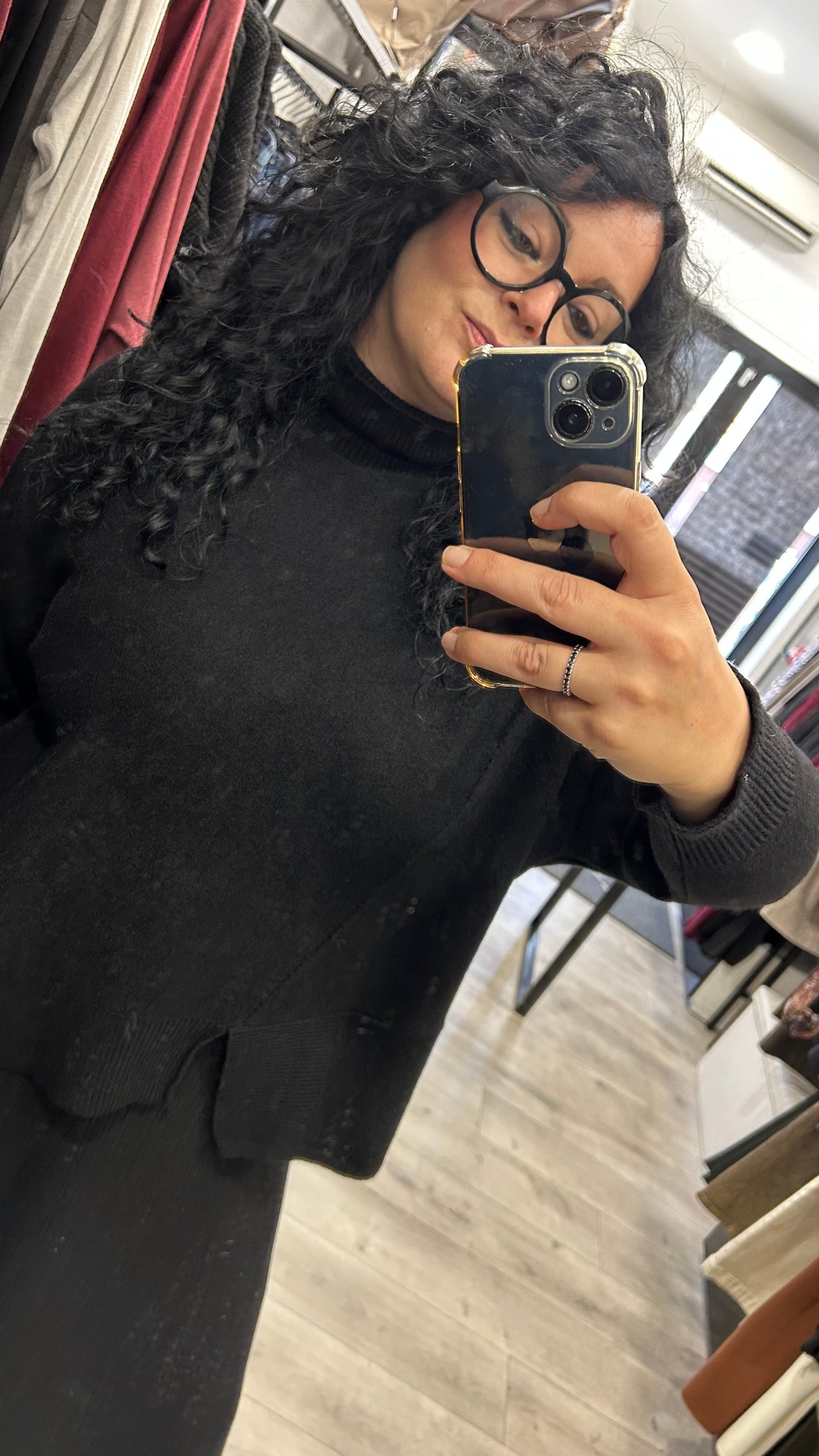 MAGLIONE OVERSIZE COLLO ALTO