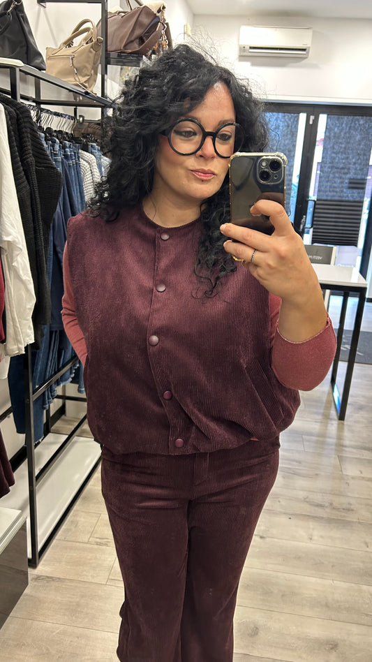 GILET IN VELLUTO
