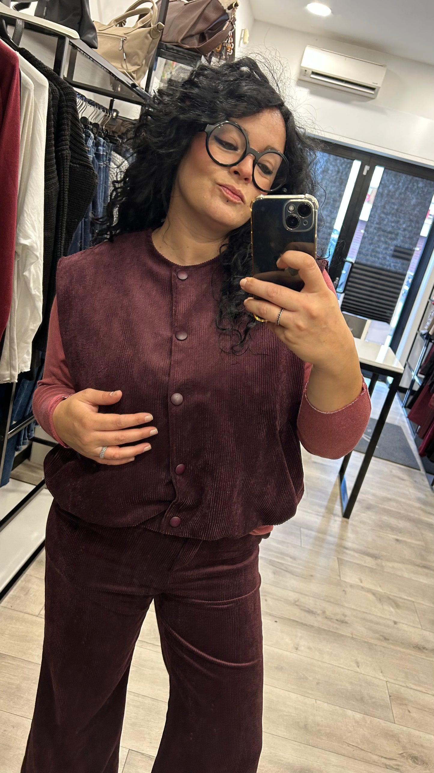 GILET IN VELLUTO