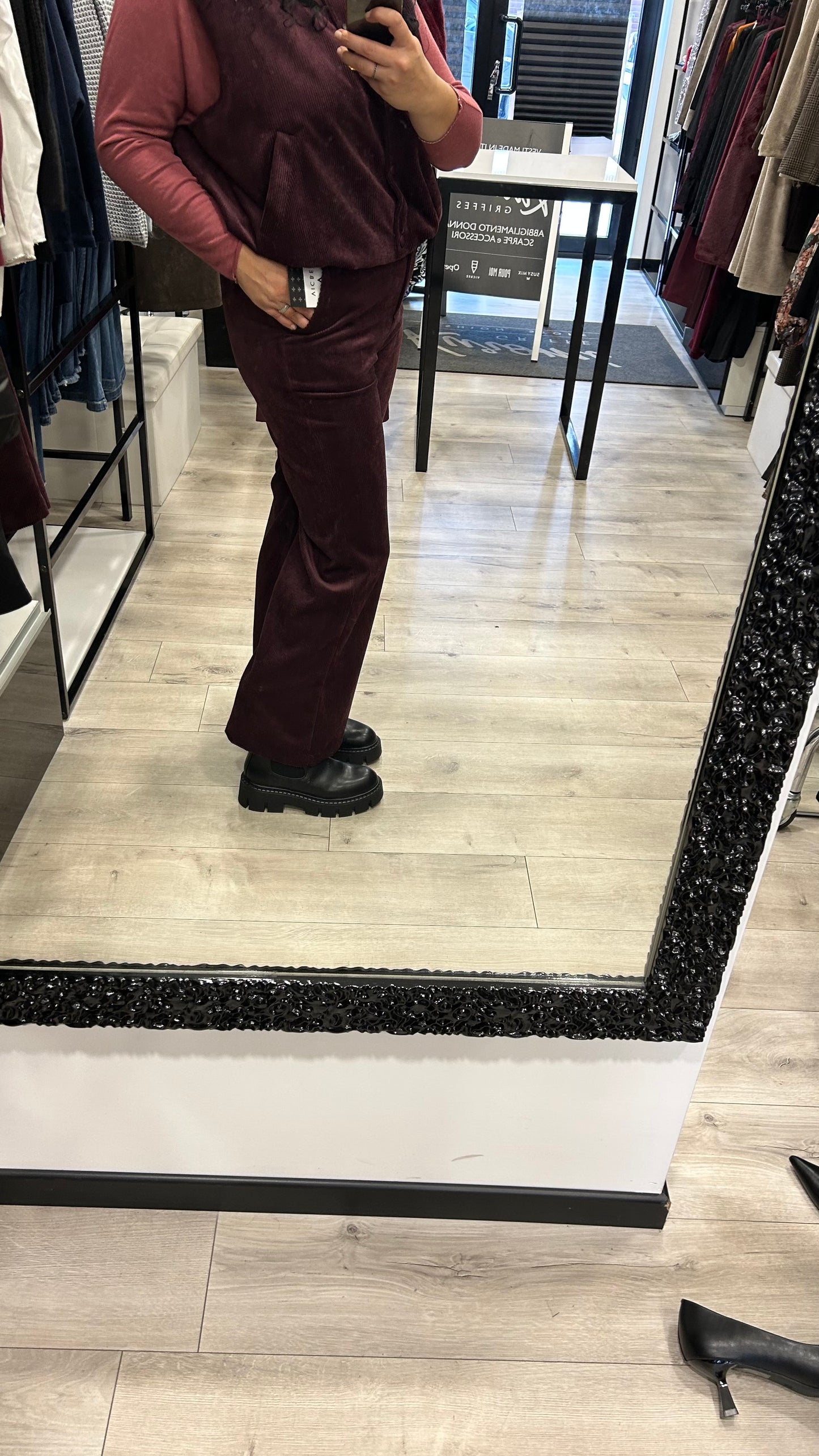 PANTALONE IN VELLUTO