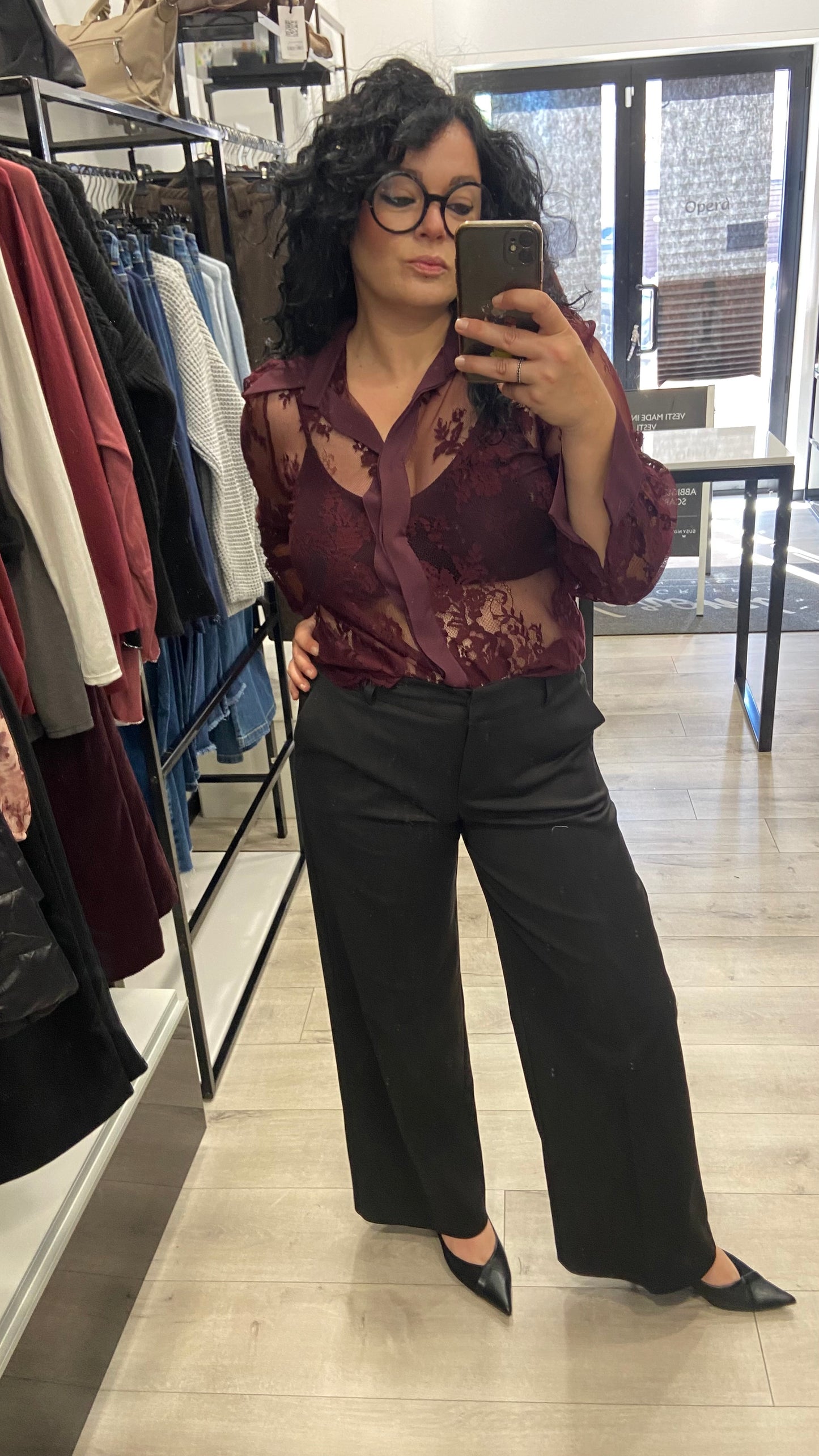 PANTALONE PALAZZO MODELLO PINKO