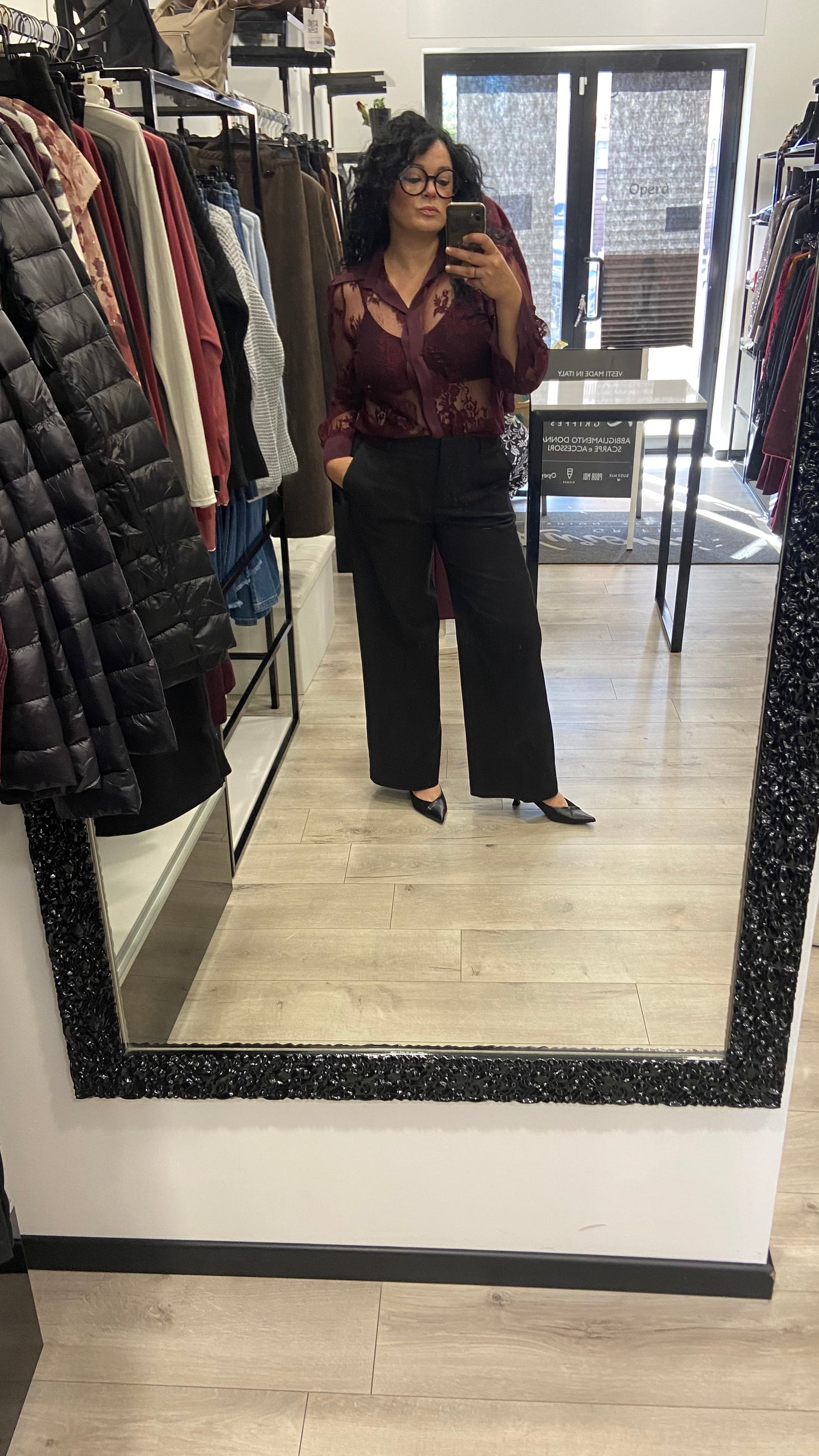 PANTALONE PALAZZO MODELLO PINKO
