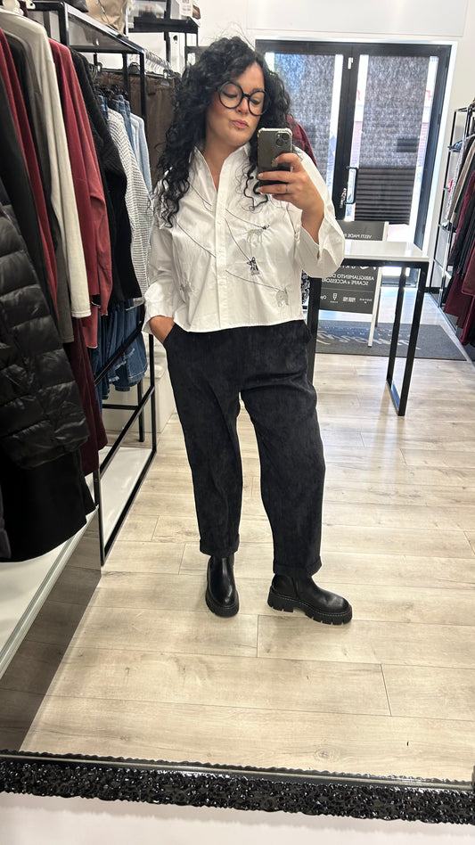PANTALONE VELLUTO FRISE'