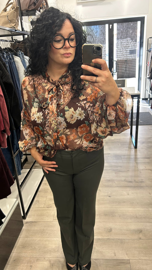 PANTALONE PUNTO MILANO COLORE BOSCO