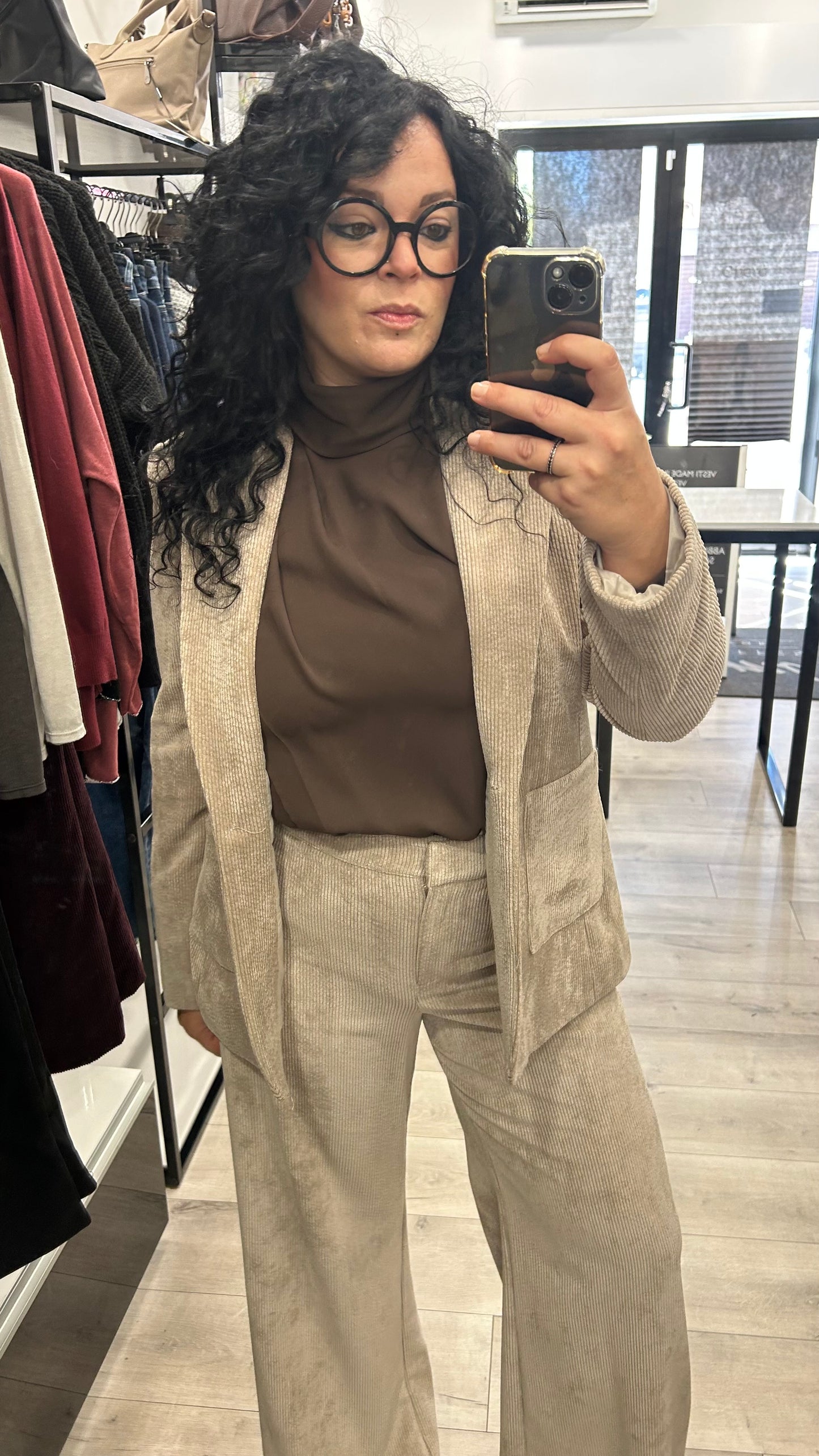 GIACCA IN VELLUTO MILLERIGHE CORDA