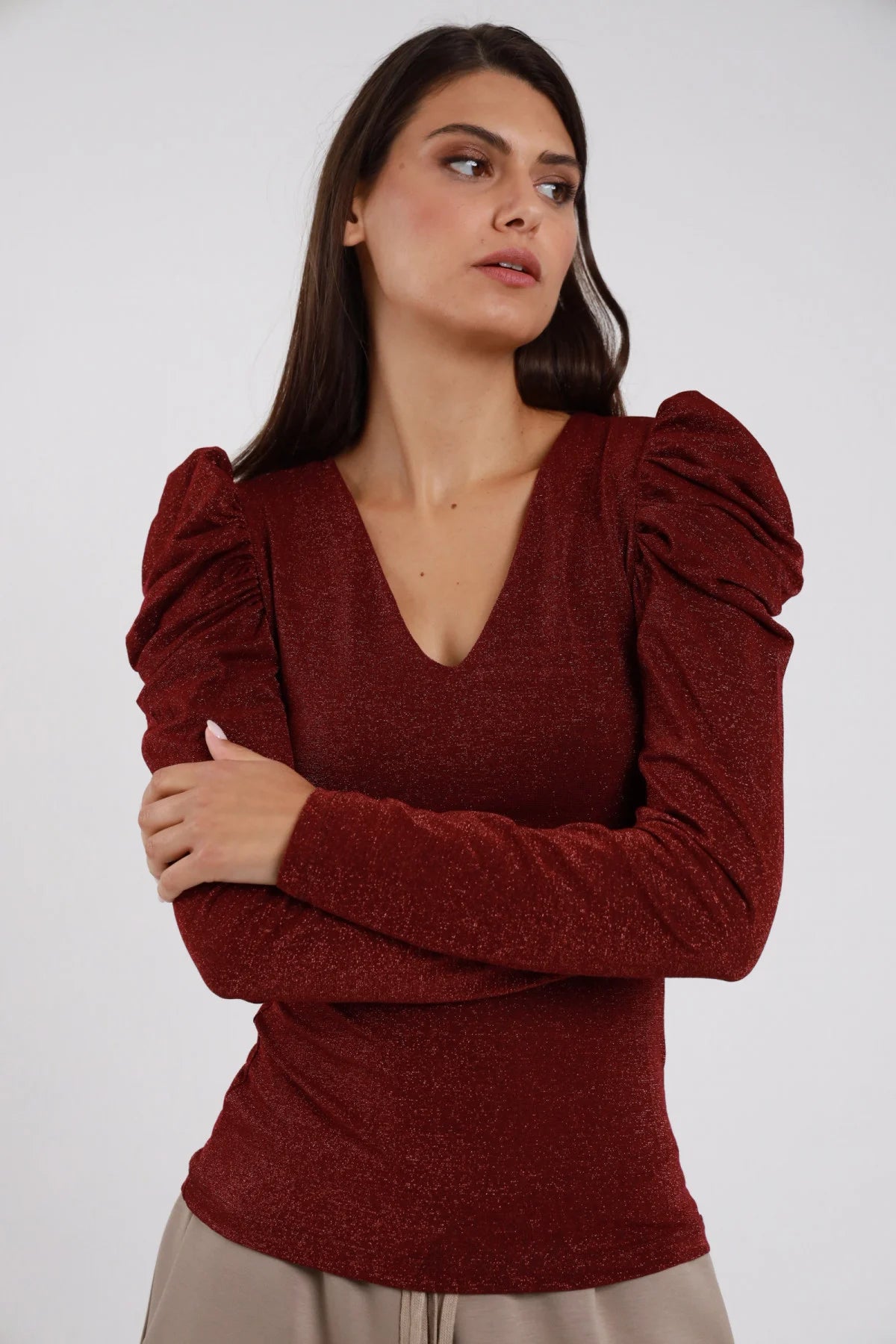 MAGLIA MACNICHE PALLLONCINO LUREX