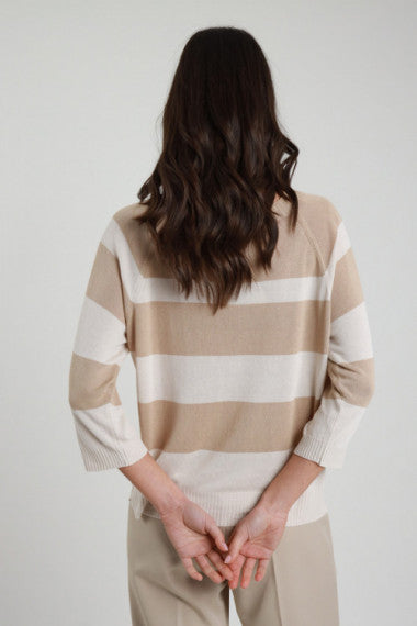 MAGLIA RIGATA MANICA 3/4